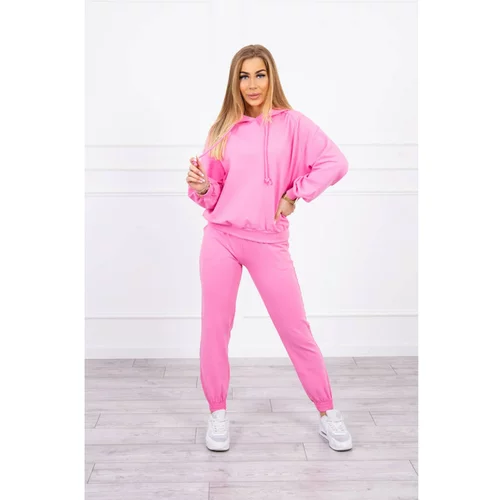 Kesi Sweatshirt set with a hood light pink