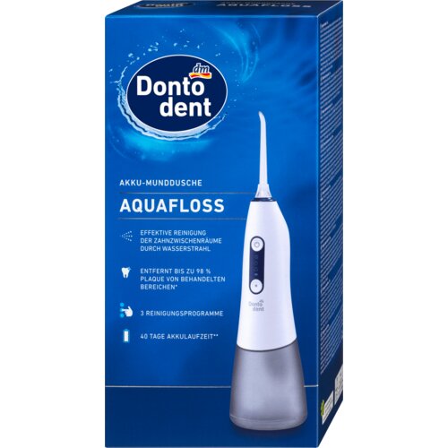 Dontodent AQUAFLOSS - punjivi električni oralni irigator 1 kom Cene