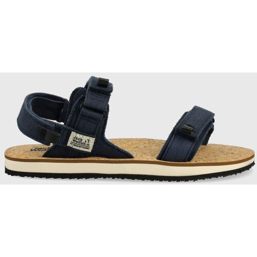 Jack Wolfskin Sandali Ecostride 2 ženski, mornarsko modra barva Slike