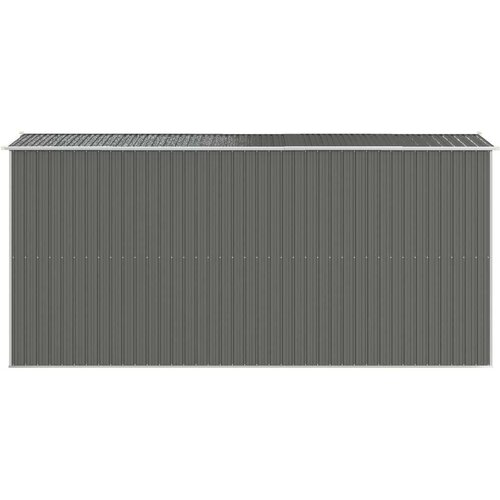 VidaXL Vrtno spremi&amp;scaron;te svjetlosivo 192x440x223 cm pocinčani čelik Slike