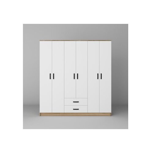 Hanah home ormar braon - bele boje yaman 1600 75 Slike