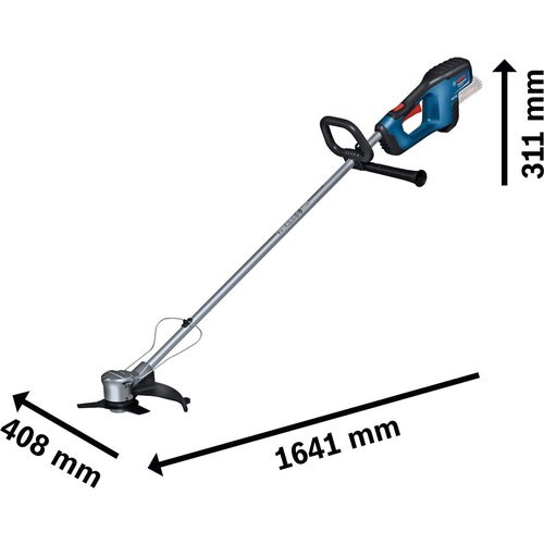 Bosch AMPShare 18V Akumulatorski &amp;scaron;i&amp;scaron;ač trave GFR 18V-23 (18 V, Bez akumulatora, &amp;Scaron;irina rezanja: 23 cm) + BAUHAUS jamstvo 5 godina na uređaje na električni ili motorni pogon Slike