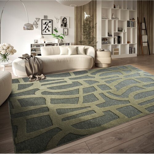 Villeroy &amp;amp; Boch Zelena preproga iz recikliranih vlaken 160x230 cm Therese &amp;ndash; Slike