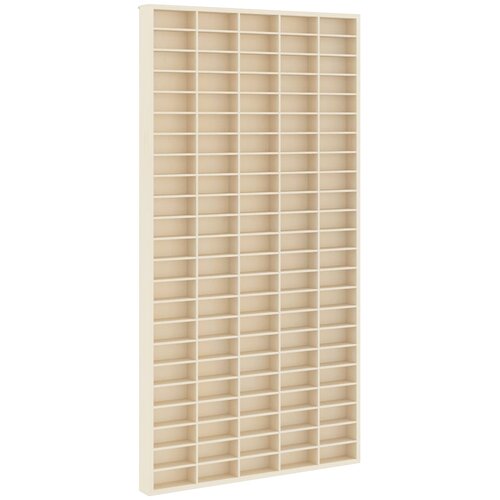  Stenska vitrina s polico Bež 50 x 4,5 x 96 cm Konstruiran les, (5000200495) Cene