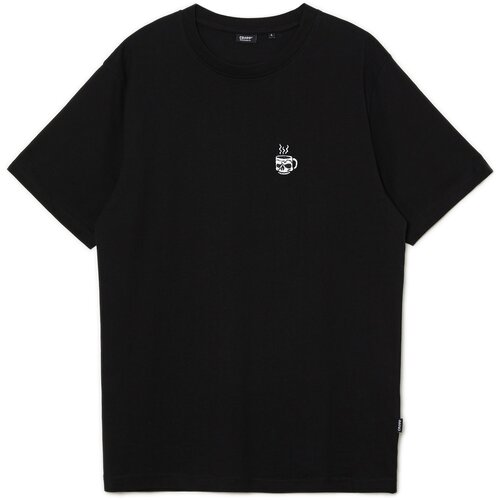 Cropp - Majica s printom - Crna Cene