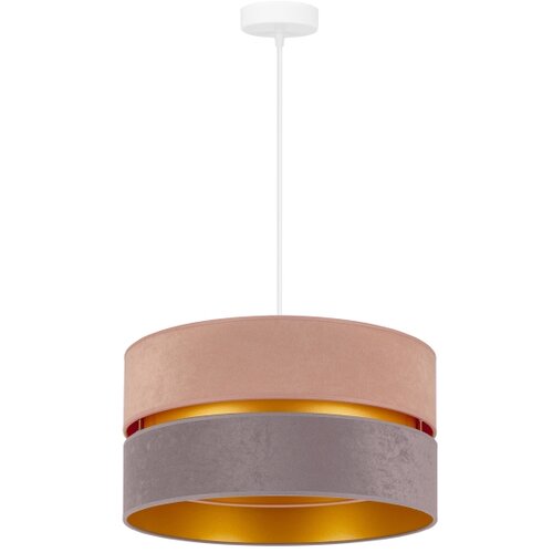  Duolla - Luster na sajli DUO 1xE27/15W/230V &amp;Oslash; 40 cm bež-siva Slike