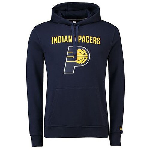 New Era mu&amp;scaron;ki Indiana Pacers Team Logo PO pulover sa kapuljačom Slike