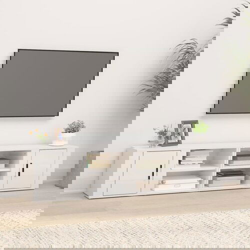 vidaXL TV ormarić 2 kom sjajni bijeli 80x31,5x36 cm konstruirano drvo Cijene