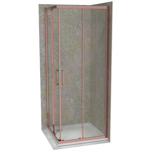 Copen Atlas Pro tuš kabina rose gold, staklo 6mm providno - 90x90x195 cm Cene