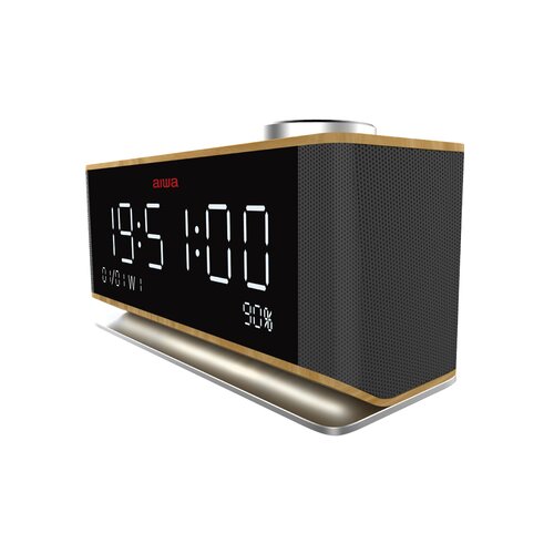 Aiwa CR-90BT radio sat UKW (1014) AUX, Bluetooth®, USB crna Cijene