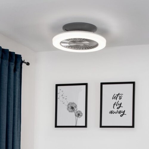 PAUL NEUHAUS Leuchten Direkt 14645-55 - LED svetiljka sa ventilatorom LEONARD LED/27W/230V Slike