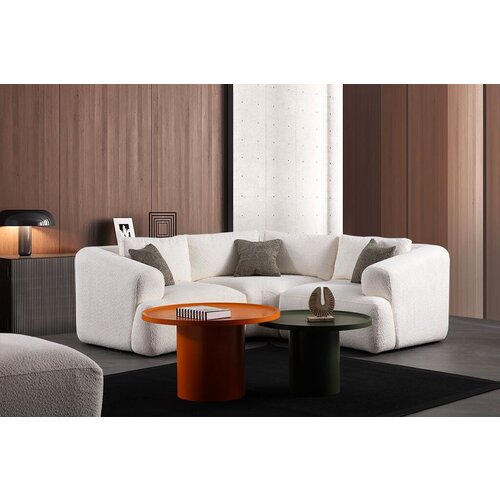 Atelier Del Sofa ugaona garnitura sofia, 205x205x85 cm, bela Cene