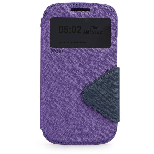  Preklopni ovitek / etui / zaščita Roar Diary View Case za Sony Xperia M4 Aqua - vijolični & modri Cene