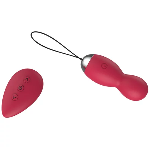Cotoxo Krila - radio vibracijsko jajce za polnjenje (rdeče)