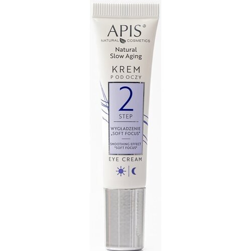 Apis Natural Cosmetics Slow Aging Step 2 gladilna krema za predel okoli oči 15 ml Slike