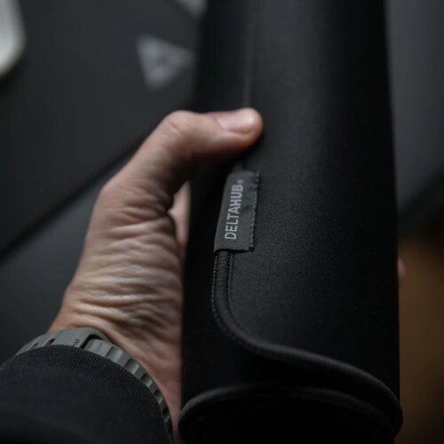 DELTAHUB Podloga za mi&amp;scaron;ko Gaming Desk Mat-Črna (L), 100 &amp;times; 45 cm Slike