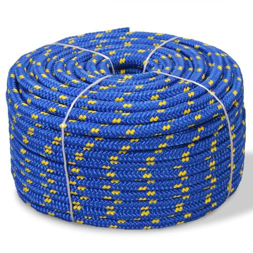 vidaXL Mornarska vrv polipropilen 6 mm 100 m modra Cene