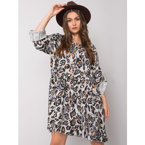Italy Moda Dress-DHJ-SK-21464.99-light gray Slike