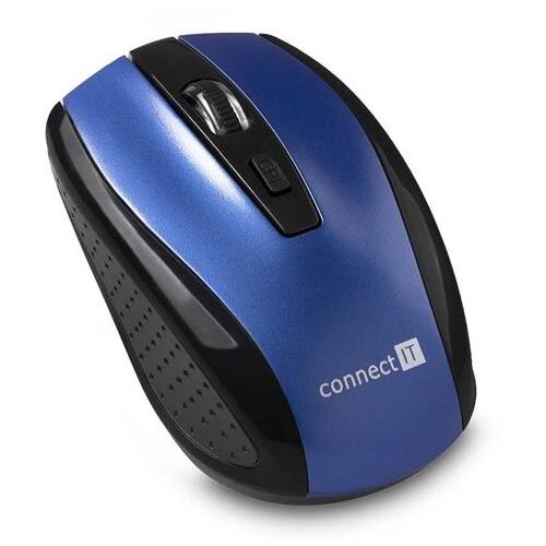 Connect IT CI-1225 - Bežični mi&scaron; 800/1200/1600 DPI 2xAAA crna/plava Cene