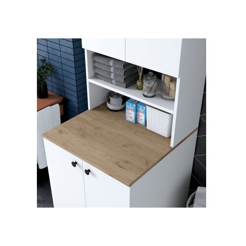  Kupaonski ormarić KD102-2160, 70 x 183,6 x 72,5 cm, Bijeli Slike