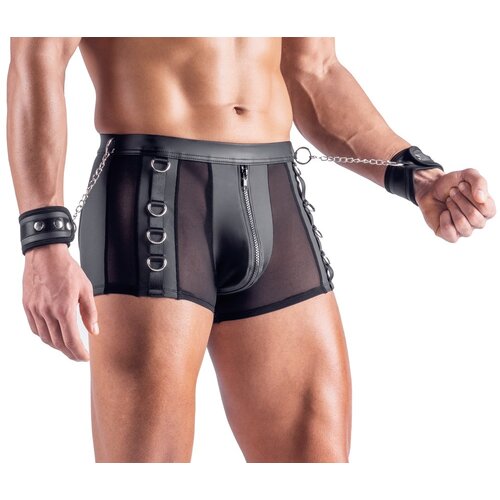 Svenjoyment Open Back Pants with Zip & Handcuffs 2133571 Black S Cene