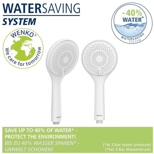 Wenko Bijeli set za tu&amp;scaron; kabinu od nehrđajućeg čelika 70 cm Watersaving &amp;ndash; Slike