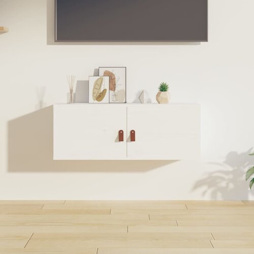 vidaXL Zidni ormarić bijeli 80 x 30 x 30 cm od masivne borovine Cijene