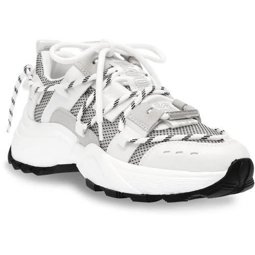 Steve Madden Superge Tazmania Sneaker SM11002419-04005-739 White/Grey