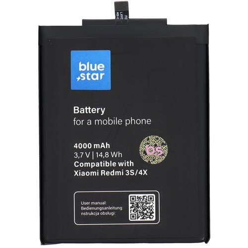 Blue Star baterija  za xiaomi redmi 3 / 3S / 3X / 4X (BM47) 4000 mah Cene