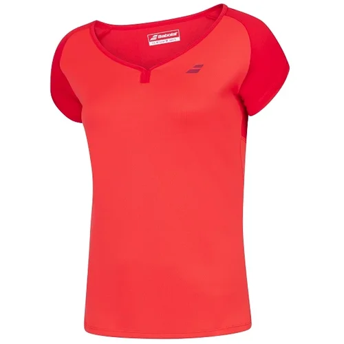 Babolat Dámské tričko Play Cap Sleeve Top Red M