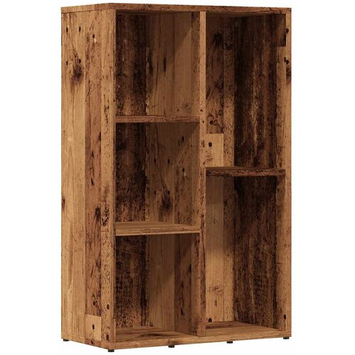Maison Chic Knjižna omara - Knjižni regal starinski les 45x25x80 cm inženirski les, (21725512) Slike