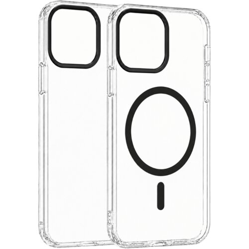  apple transparent color ring magsafe maska za iphone 15 pro max &ndash; crna Cene