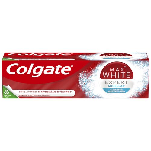 Colgate max white expert micelar pasta za zube 75ml Slike