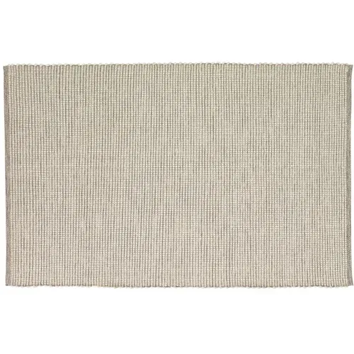 Hübsch Svijetlo sivi obostrani/ručno rađen tepih od mješavine vune 200x300 cm Poppy –
