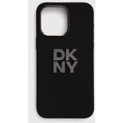 Dkny Etui za telefon iPhone 15 Pro Max črna barva, DKHCP15XSMCBSK