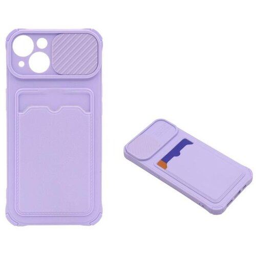 Chameleon Gumiran ovitek (TPU) za Apple iPhone 13, A-Type Card, vijoličen Cene