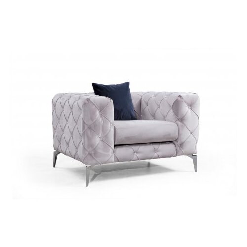 Atelier Del Sofa Fotelja Como 108x73x90cm Svijetlo siva Slike