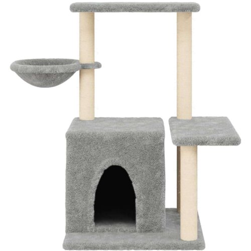 VidaXL Penjalica za mačke sa stupovima za grebanje svjetlosiva 83 cm Slike