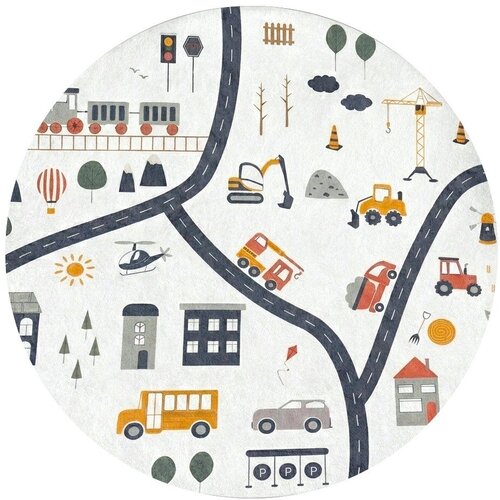 Mila Home Periv dječji tepih za igru &oslash;100 cm World Around Me &ndash; Cijene