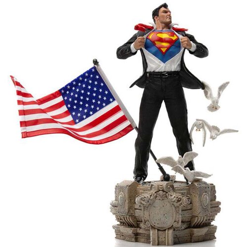 DC Comics Iron Studios Superman - Clark Kent Deluxe Statue 1/10, (20955896) Slike