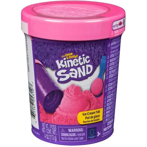Spin Master Kinetic Sand: Posodica za sladoled z roza peskovno glino - Cene