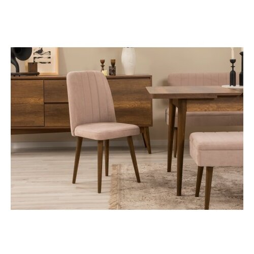 Hanah home Trpezarijski set Vina Bench 04 0900, 6 delova, Bež Slike