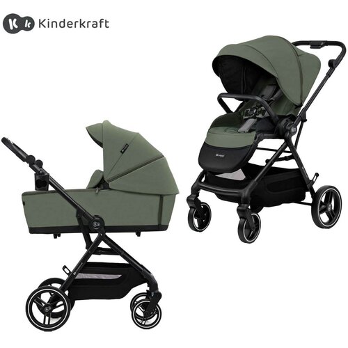Kinderkraft otroški voziček 2v1 yoxi™ mystic green Cene