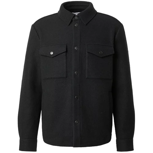 DAN FOX APPAREL Prehodna jakna 'Essential' črna