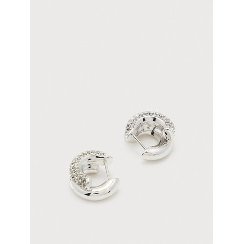Swarovski Uhani srebrna / transparentna Slike