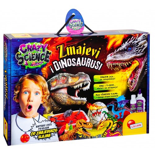 Lisciani Edukativni set Crazy science Laboratorija zmajeva i dinosaurusa 52365 Cene