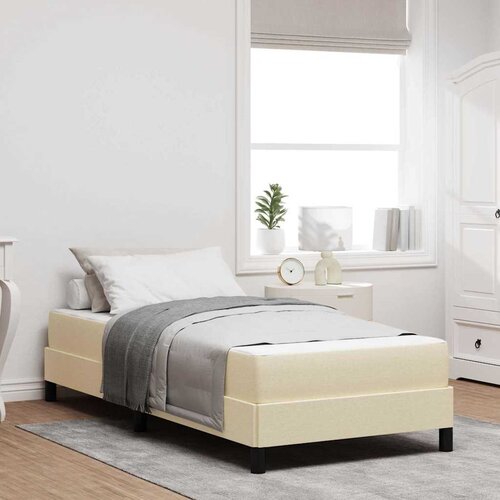 vidaXL Krevet s opruga kutije Ostalo Krema 90 x 200 cm tkanina Cene
