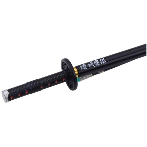 Katana Sword Anime kemijska olovka s metalnom crnom tintom, zamjenjivo punjenje, crna Slike