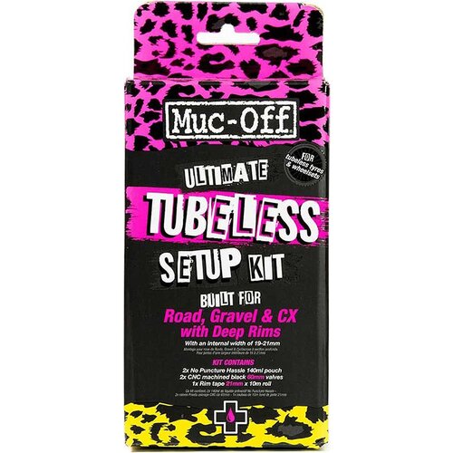  Set Za Tubeless Gume - Road Muc-Off Ult Tubeless Set Up Kit (2Xtekućina, 2Xventil 60Mm, Traka Kotača 21Mmx10M) Cijene