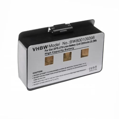 VHBW Baterija za Garmin GPSMAP 276 / 296 / 376, 3000 mAh